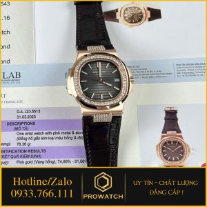 Đồng Hồ Patek Philippe Fake 5711R độ Moissanite