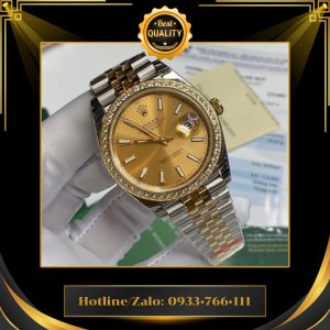Đồng Hồ Rolex Fake 1:1 Datejust 41 126233 Viền Đá