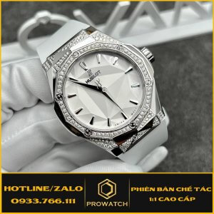 Hublot Classic Fusion 1:1 Orlinski Full đá Màu Trắng