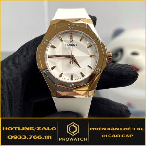 Đồng Hồ Hublot 1:1 Orlinski King Gold Mặt số Màu Trắng