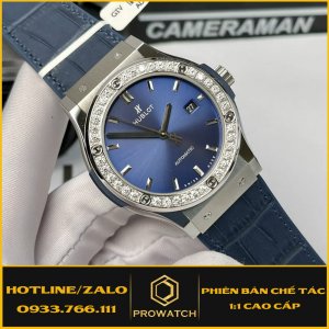 Hublot Rep 1:1 Blue Độ Vành Kim Cương Thiên Nhiên 42mm