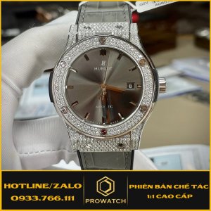 Hublot Siêu Cấp 1:1 Độ Full Kim Cương Thiên Nhiên 42mm