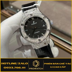 Đồng Hồ Hublot Replica 1:1 Độ Kim Cương Moissanite 38mm