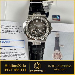 Đồng Hồ Patek Philippe Rep 1:1 5724 Vành Kim Moissanite