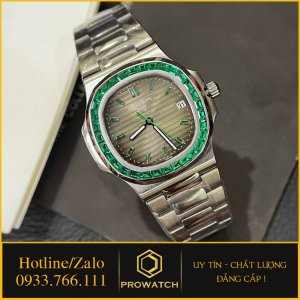 Patek Philippe 1:1 Nautilus 5723R Vành Đá Sapphire xanh