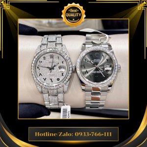 Đồng Hồ Rolex Rep 1:1 Chế Tác Kim Cương Moissanite
