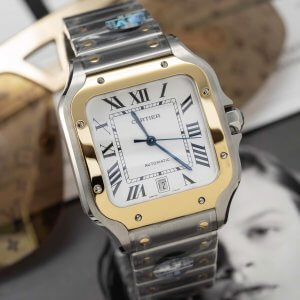 Đồng hồ Cartier De Santos Replica 1:1 W2SA0007 Yellow Gold