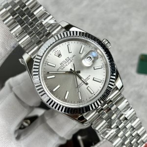 Đồng Hồ Rolex fake Japan Datejust mặt xám