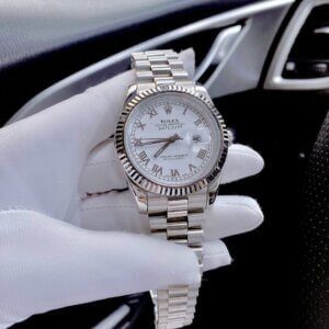 Đồng Hồ Rolex Fake Japan Datejust 41 Mặt Số La Mã